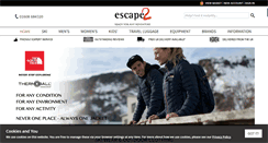 Desktop Screenshot of escape2.co.uk